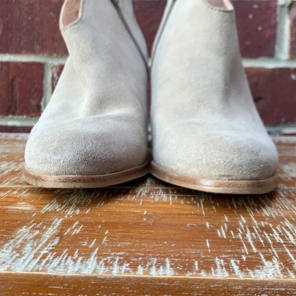 Seychelles from Anthro Light Tan Suede Heeled Leather Booties - Picture 9 of 9